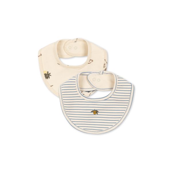 Konges Sløjd | Smekke 2-pk - Kubi/Stripe Bluie