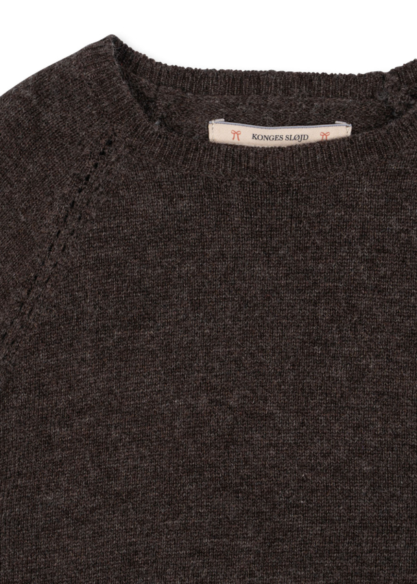 Cathy Knit Sweater - Brown Melange - Image 3