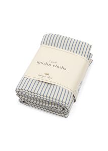 Konges Sløjd | Muslin Cloths 3-pk - Stripe Bluie