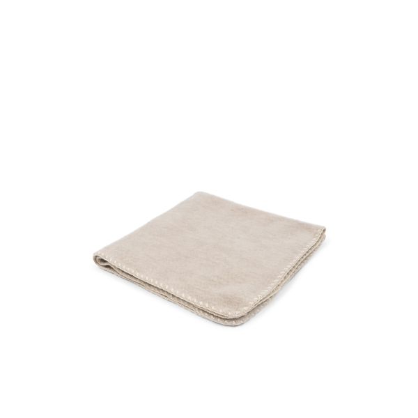 Fanga Fontana | Erba Wool Fleece Baby Blanket - Oatmeal Melange