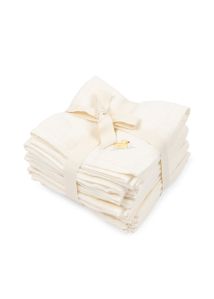 Fanga Fontana | Nuvoli 10-pk Muslin Cloth - Antique White