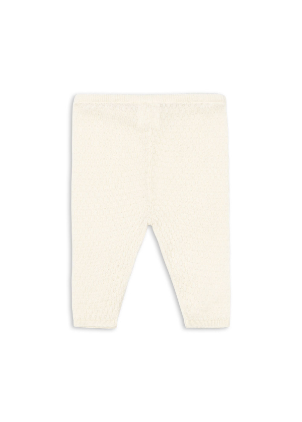 Venti Pointelle Pants - Antique White - Image 2