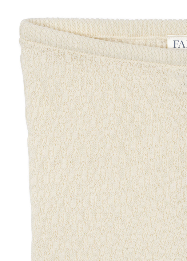 Venti Pointelle Pants - Antique White - Image 3