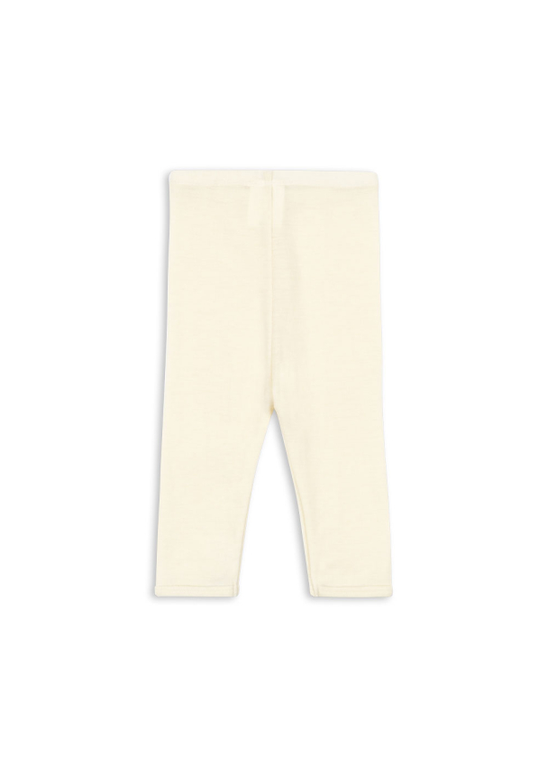 Erba Wool Leggings - Beige Melange - Image 2