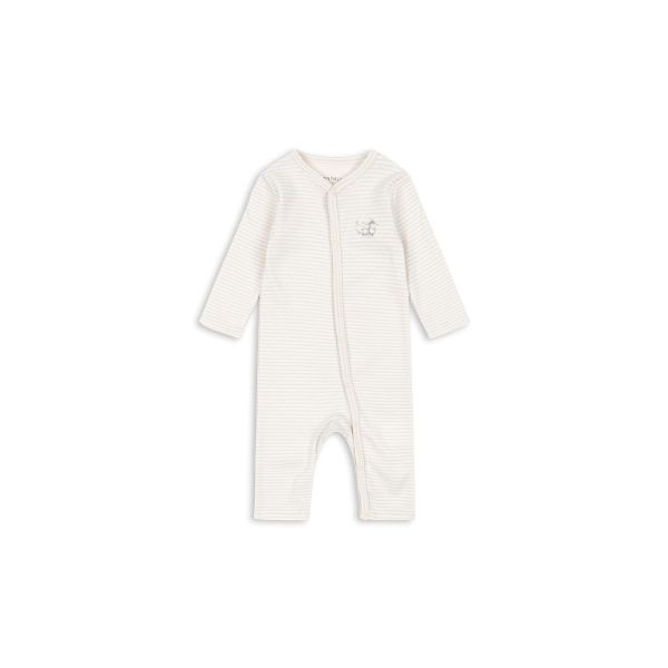 Fanga Fontana | Fio Onesie - Tea Stripe Gray Dawn