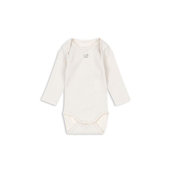 Fanga Fontana | Fio Stripe LS Body - Tea Stripe Gray Dawn