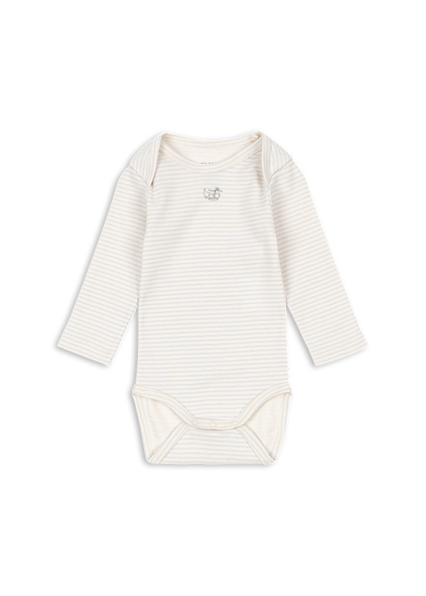 Fio Stripe LS Body - Tea Stripe Gray Dawn - Image 1