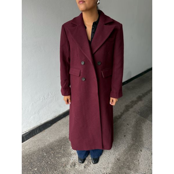 Royla Wool Blend Long Coat - Port Royale 