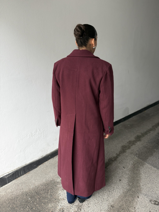 Royla Wool Blend Long Coat - Port Royale  - Image 8
