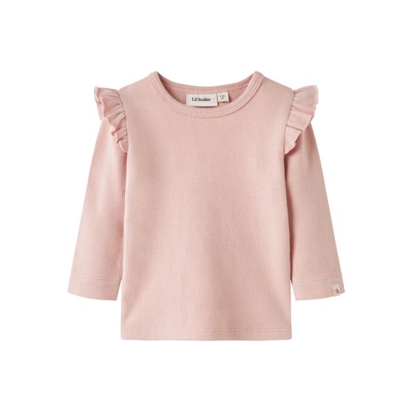 Thora Slim Top, Cameo Rose - Lil' Atelier