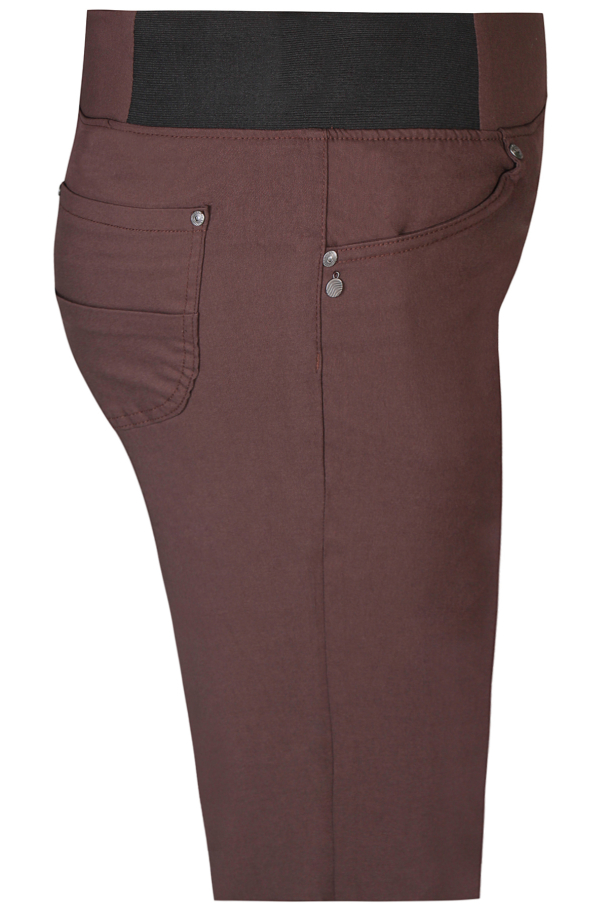 Zhenzi Groove slim fit bukse med stretch - Image 2