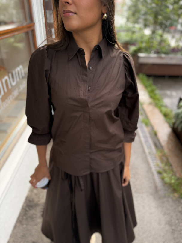 Amy Shirt - Chocolate - Image 1