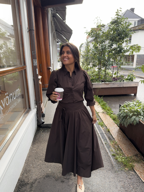 Astrid Skirt - Chocolate - Image 3
