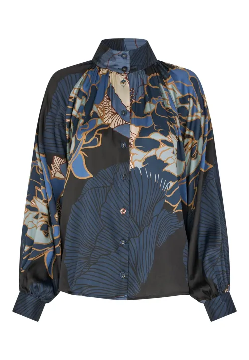 Nita Dea Blouse Alepidia Blue     |       Nita Dea Blouse Alepidia Blue fra Dea Kudibal