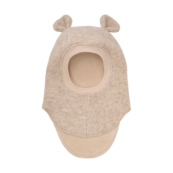 Balaclava Ears Wool - Sand Melange - Image 1