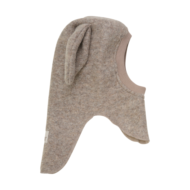 Balaclava Ears Wool - Camel Melange - Image 2
