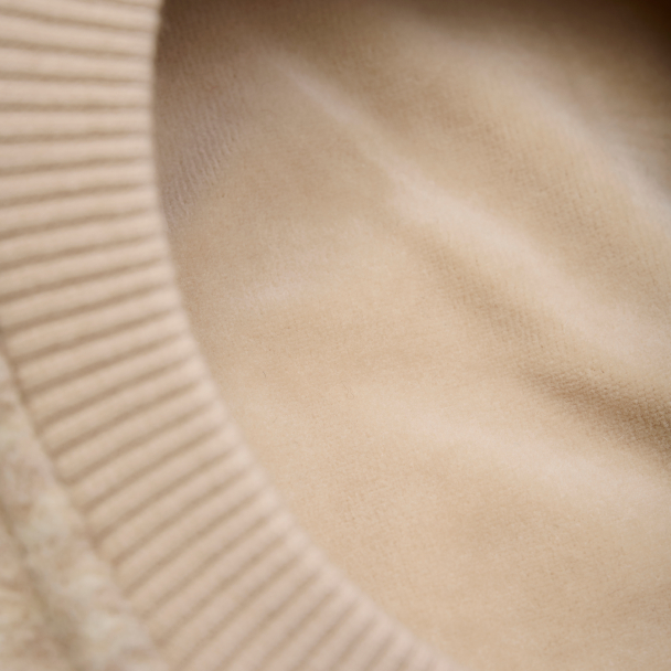 Balaclava Ears Wool - Sand Melange - Image 3