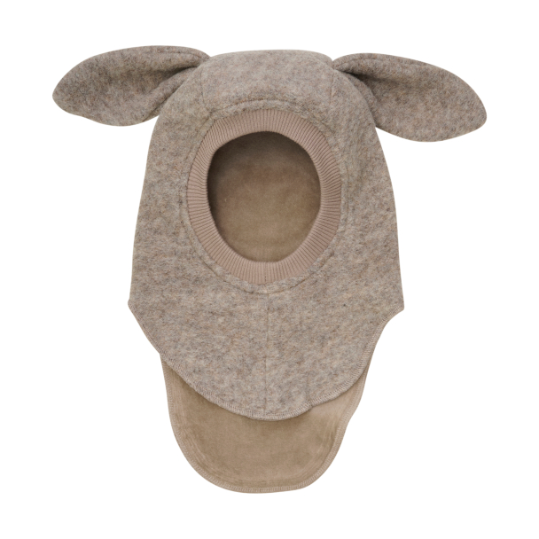 Balaclava Ears Wool - Camel Melange - Image 1