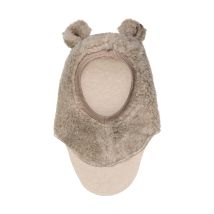 HUTTEliHUT | Balaclava Ears Wool Teddy - Camel Melange