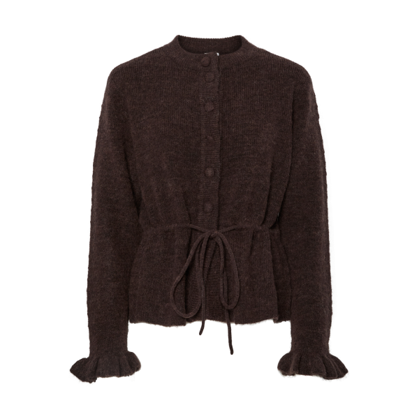 Thellis Knit Cardigan - Hot Fudge 