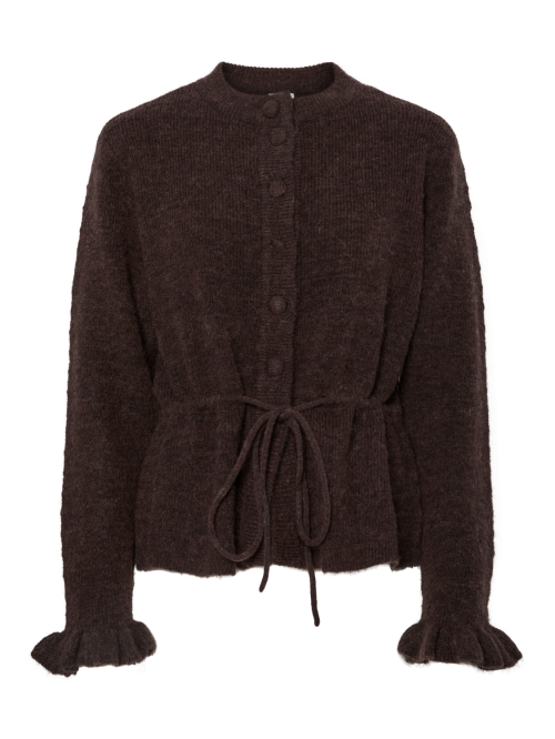 Thellis Knit Cardigan - Hot Fudge 