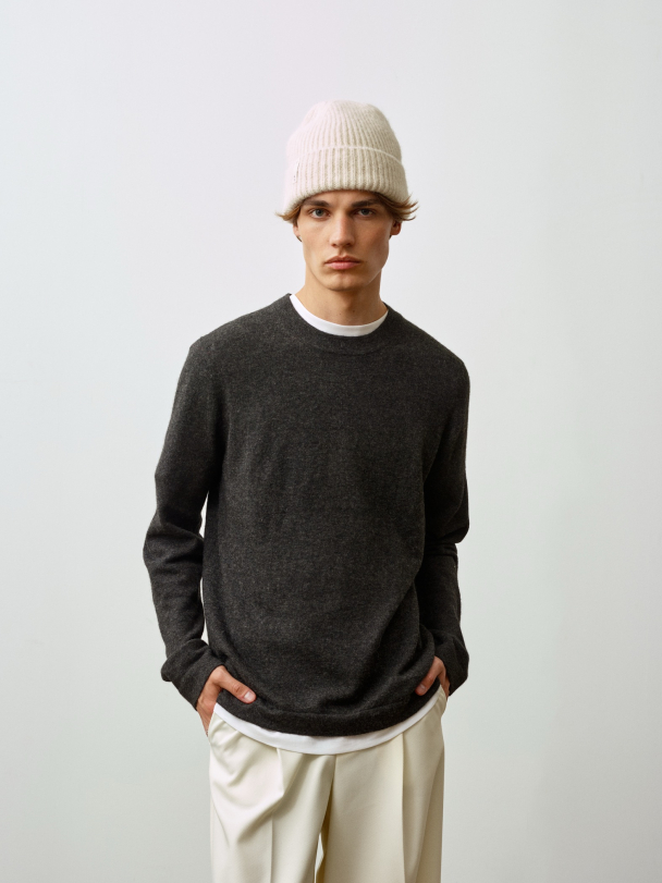 O.A.D. RIbbed Beanie White - Image 4