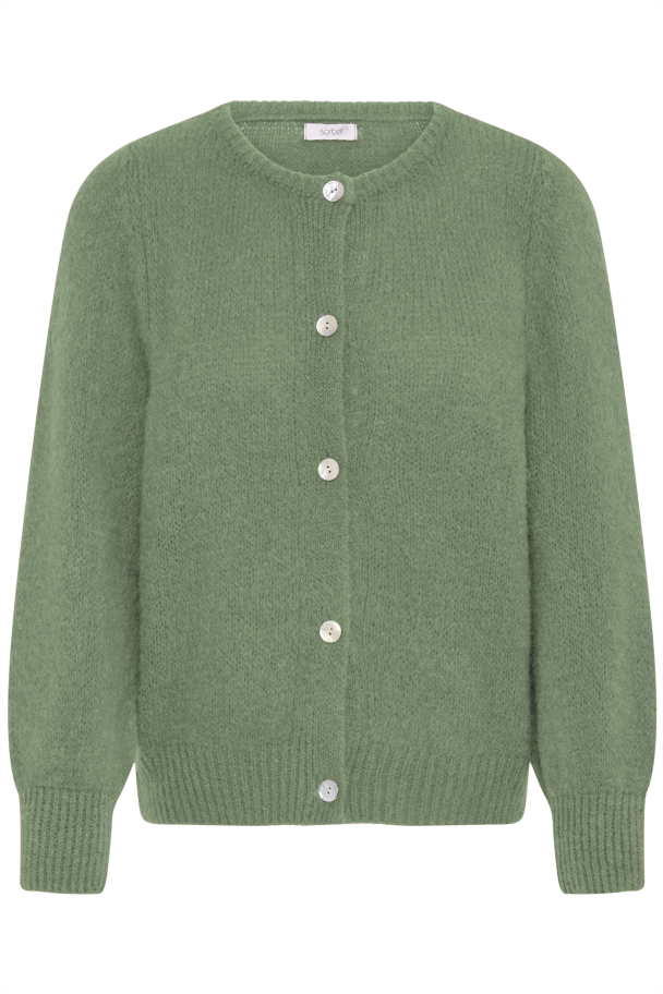 SBgulvig Strikket Cardigan Grønn - Image 1
