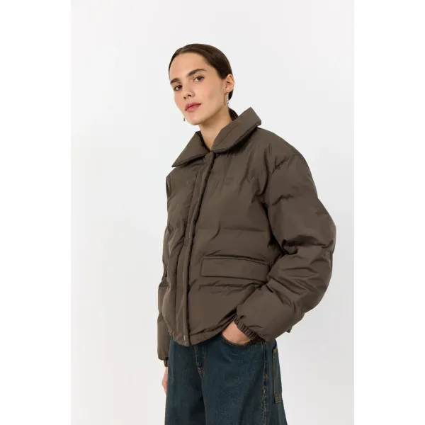 Mona Puffer Jacket Brown