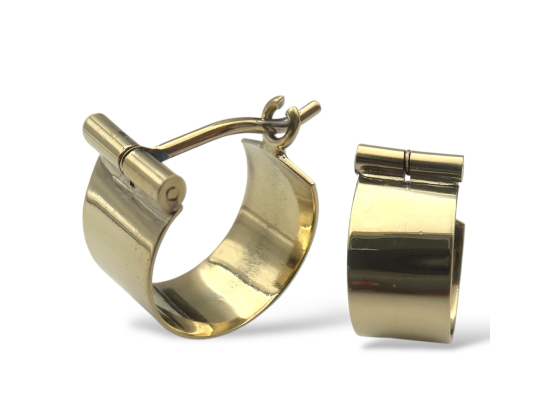 Klosterfoss Vintage - Gull øreringer 7,5mm