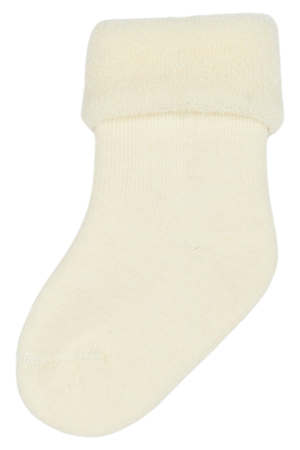 Wool Baby Socks - Off White - Image 3