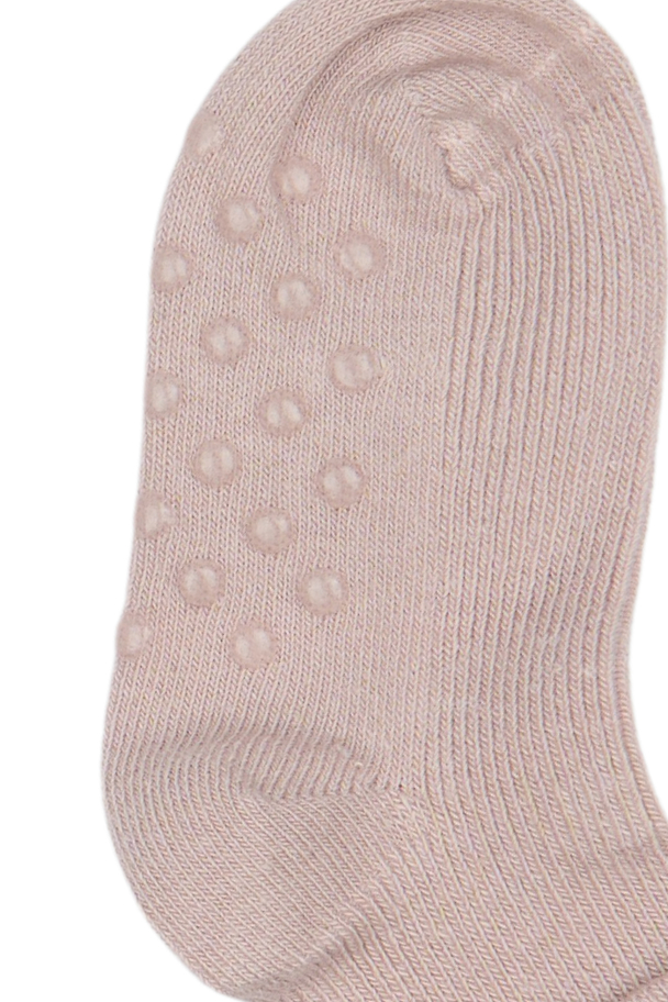 Bamboo Baby Non-Slip Socks - Rose - Image 3