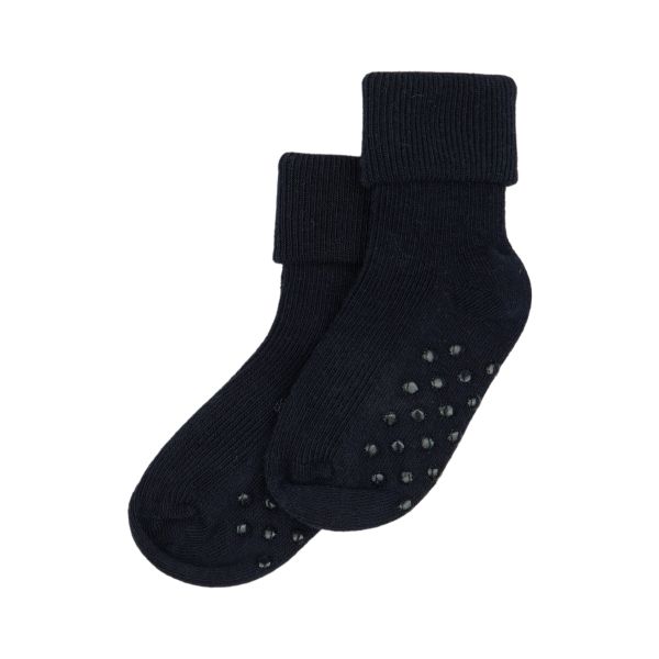 minipop | Bamboo Baby Non-Slip Socks - Navy