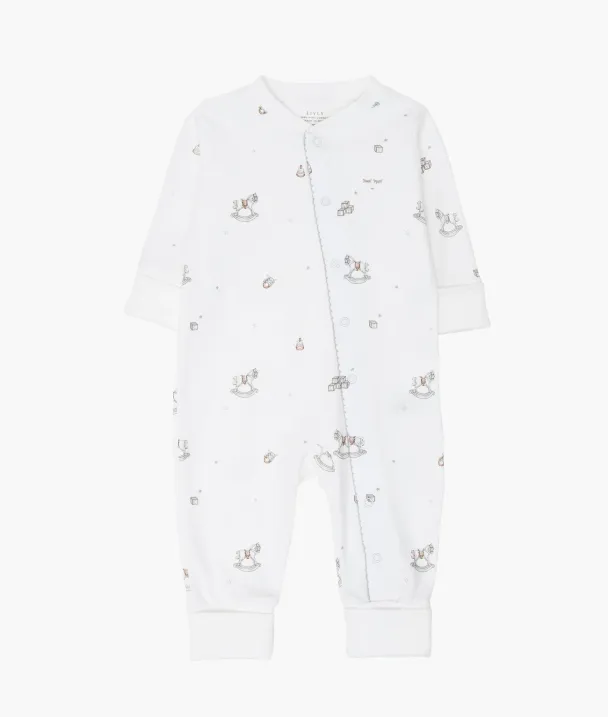 Rocking Horse Overall - White - Image 1