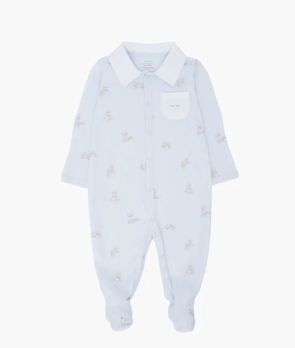 Foxes River Footie - Blue - Image 1