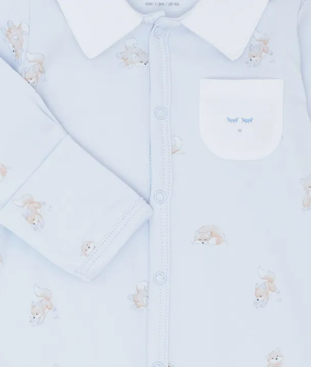 Foxes River Footie - Blue - Image 3