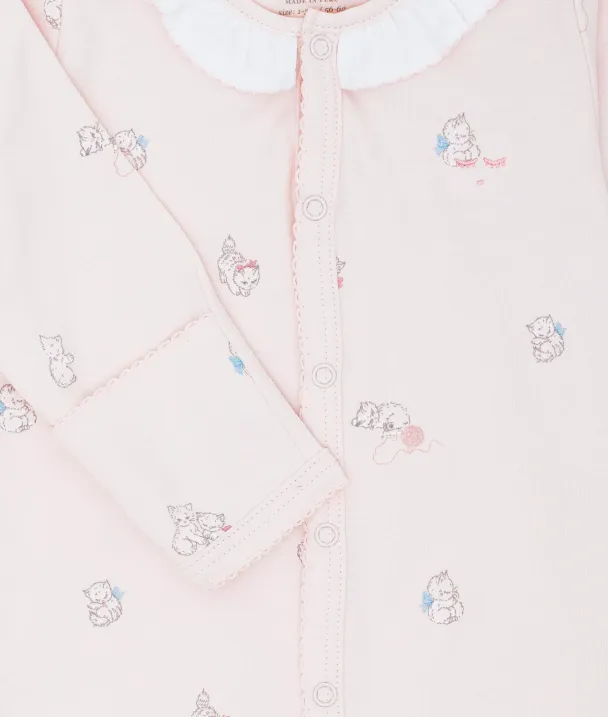 Kittens Ruffled Footie - Pink - Image 3