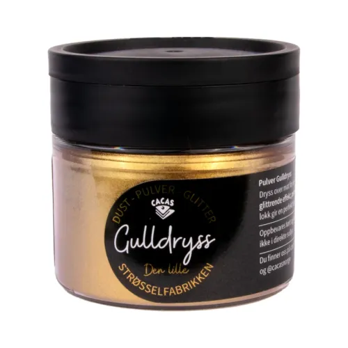 Dryss Glitterpulver Gulldryss 10g