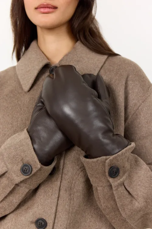 Hester 1 Mittens Brown