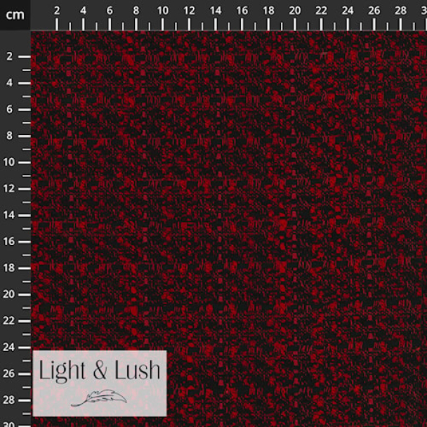 LIght & Lush Wowen rød og sort - Image 1