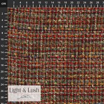 LIght & Lush Wowen flerfarget orange