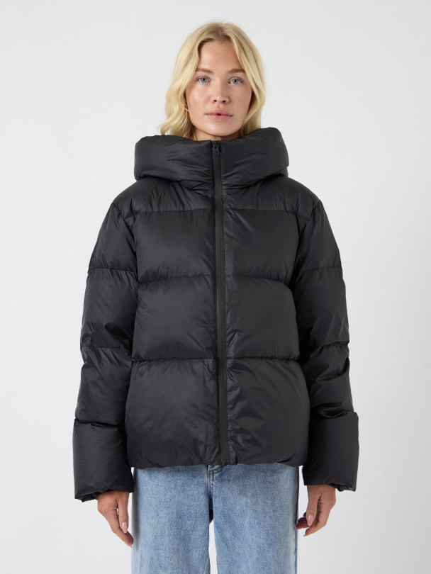 Poppel Down Blend Jacket - Black - Image 2