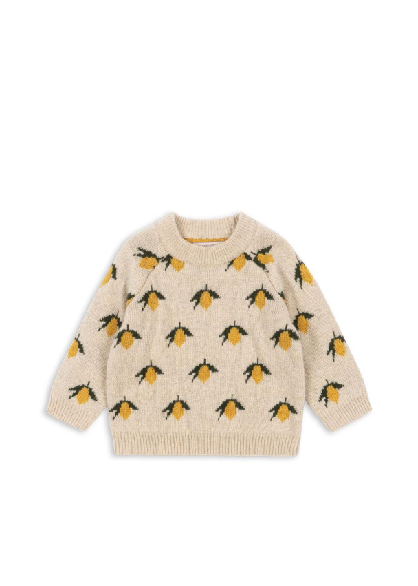 Belou Lemon Knit Sweater - Lemon - Image 1