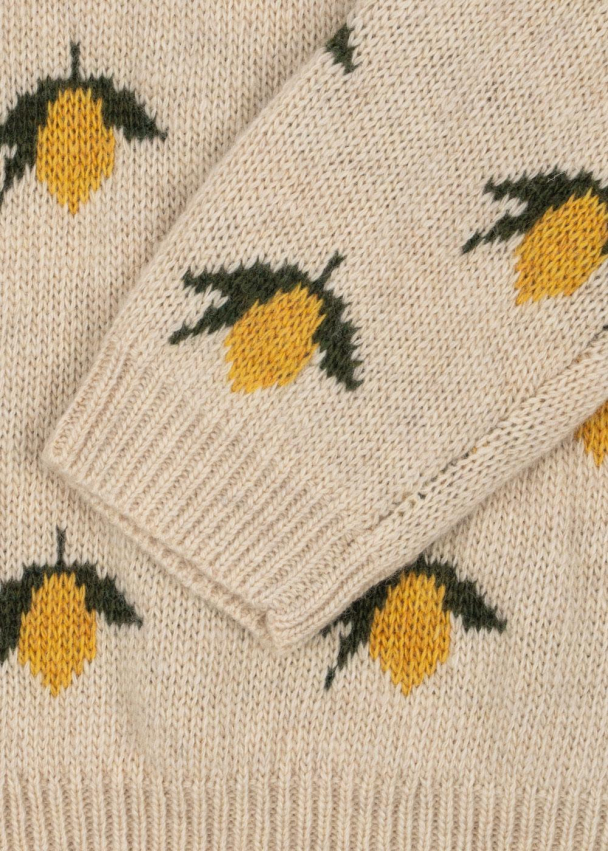 Belou Lemon Knit Sweater - Lemon - Image 4