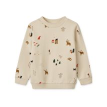 Thora Printed Sweatshirt - Holiday/Sandy