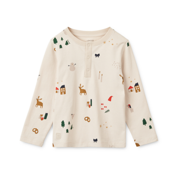 Wilhelm Printed Pyjamas Set - Holdiday/Sandy - Image 4