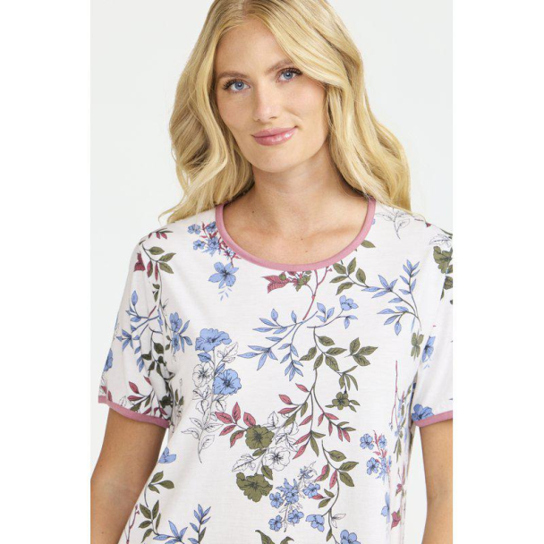 Nattkjole m/kort Arm 60260 - Image 3