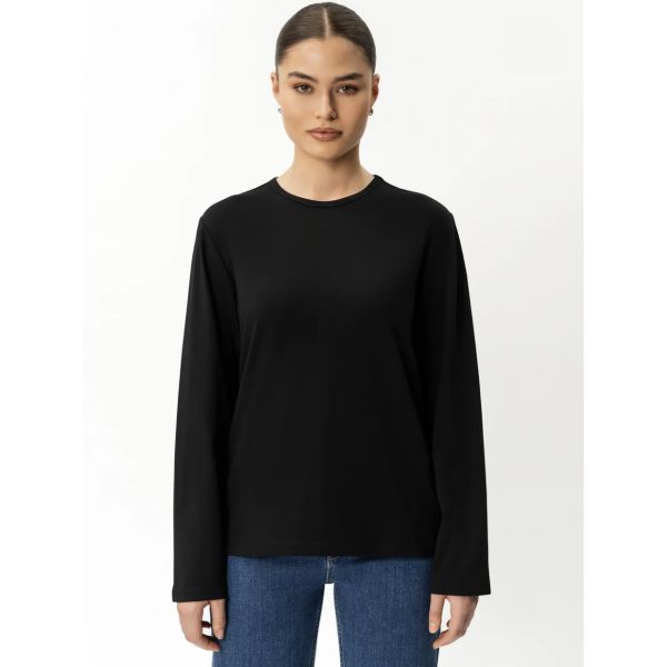 Pima Long-sleeve T-shirt Black