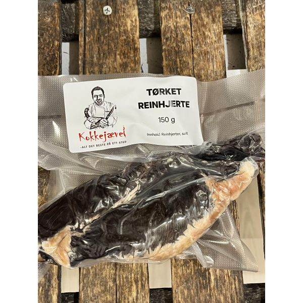 Tørket reinhjerte 150 g FORHÅNDSBESTILLING