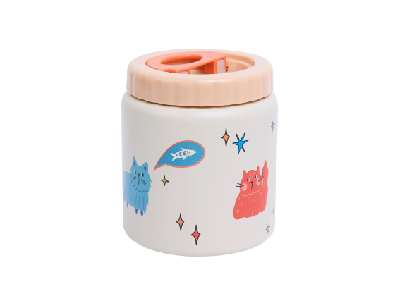 Thermo-matboks - 500ml  Meowtiful Cats