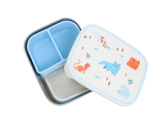 Stainless steel lunchbox - Meowtiful Cats